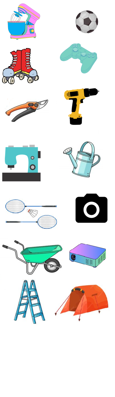 Various items